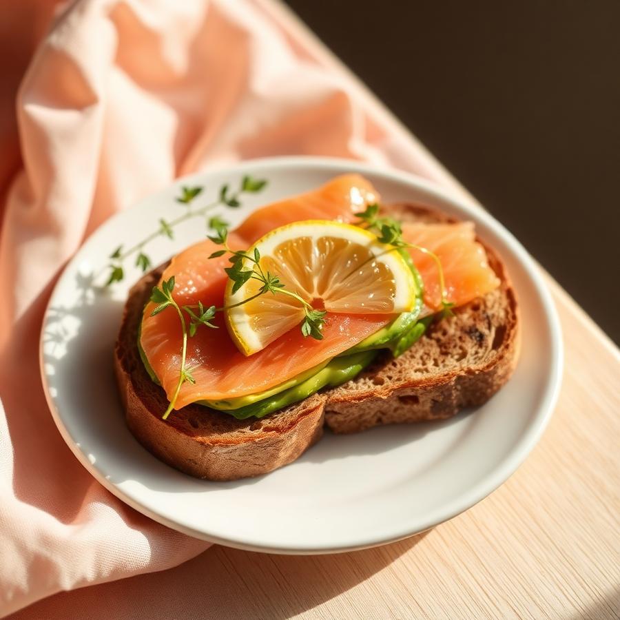 Smoked Salmon Toast