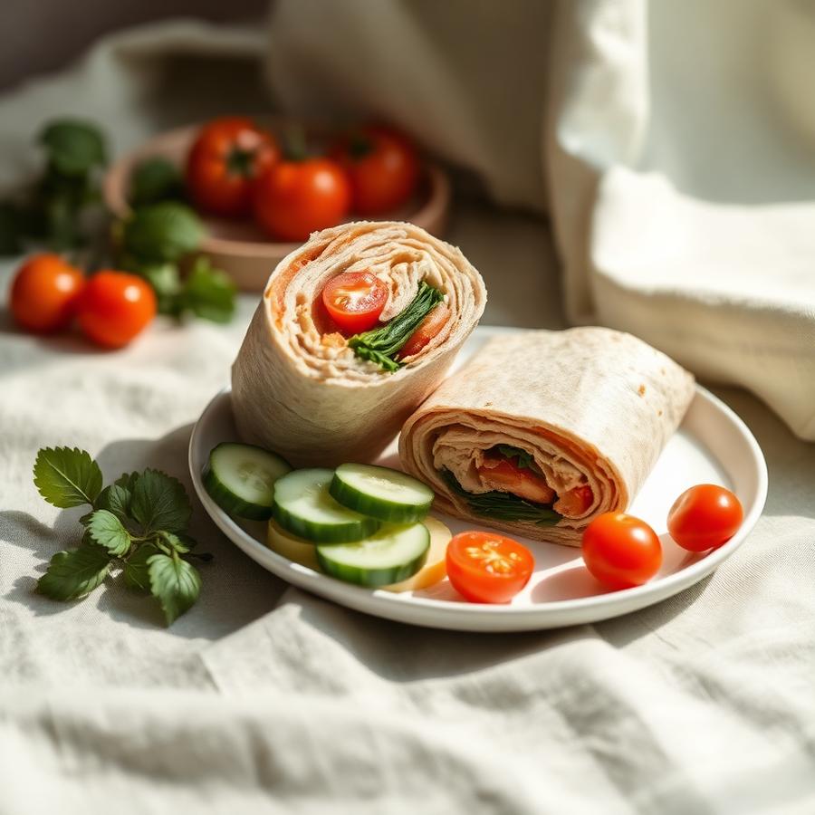 Turkey & Hummus Wrap